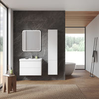 Тумба с раковиной BRIZ Сенсе 80 подвесная + Beauty clik-clak / 248 03-18080-20 00 БЕЛ — 3