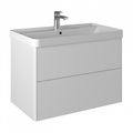 Тумба подвесная BRIZ Сенсе 80 с умывальником Beauty + clik-clak