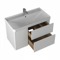 Тумба с раковиной BRIZ Сенсе 90 подвесная + Beauty clik-clak/ 248 03-20090-20 00 БЕЛ — 2