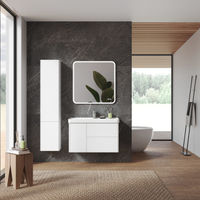 Тумба с раковиной BRIZ Сенсе 90 подвесная + Beauty clik-clak/ 248 03-20090-20 00 БЕЛ — 3