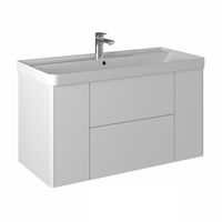 Тумба с раковиной PRATO Сенсе 100 подвесная + Beauty clik-clak / 248 03-20100-20 00 БЕЛ — 1