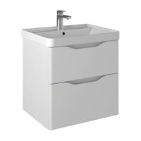 Тумба с раковиной BRIZ Равенна 60 + Beauty clik-clak / 250 03-18060-20 00 БЕЛ — 1
