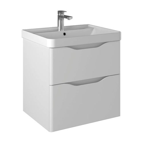 Тумба с раковиной BRIZ Равенна 60 + Beauty clik-clak / 250 03-18060-20 00 БЕЛ
