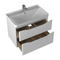 Тумба с раковиной BRIZ Равенна 80 + Beauty clik-clak / 250 03-18080-20 00 БЕЛ — 2