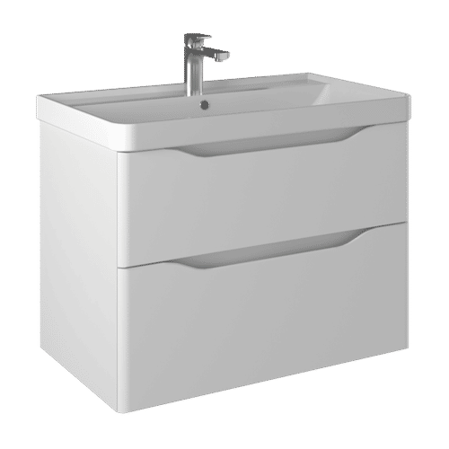 Тумба с раковиной BRIZ Равенна 80 + Beauty clik-clak / 250 03-18080-20 00 БЕЛ