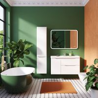 Тумба с раковиной BRIZ Равенна 100 + Beauty clik-clak / 250 03-20100-20 00 БЕЛ — 3