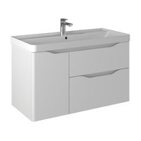 Тумба с раковиной BRIZ Равенна 100 + Beauty clik-clak / 250 03-20100-20 00 БЕЛ — 1