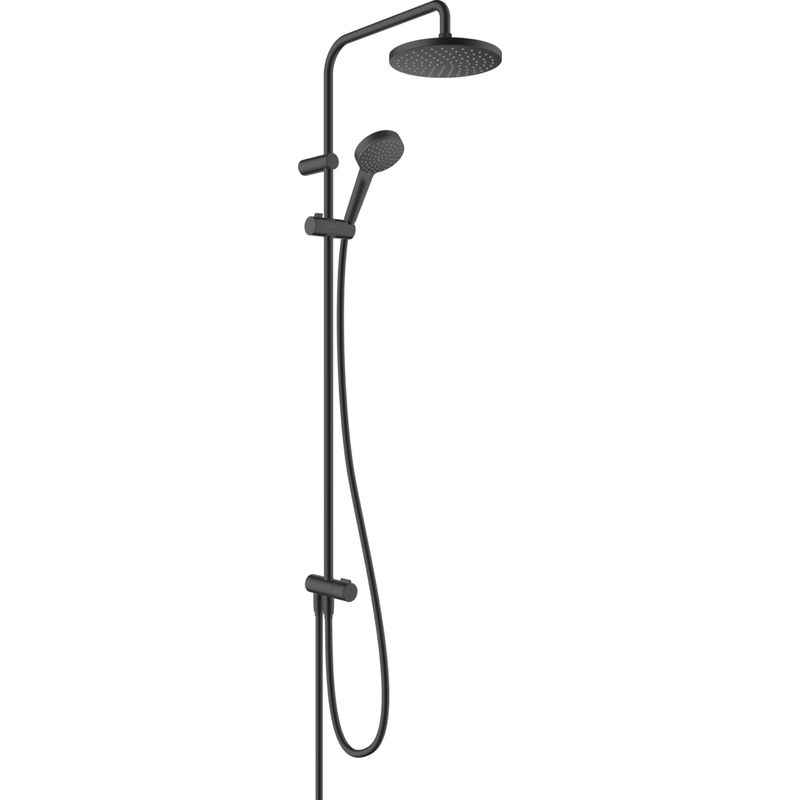 Душевая стойка Hansgrohe Vernis Blend 1jet Showerpipe 26272670 матовый черный