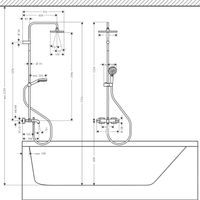 Душевая система Hansgrohe Vernis Shape Showerpipe 230 1jet 26284000 хром с термостатом — 5