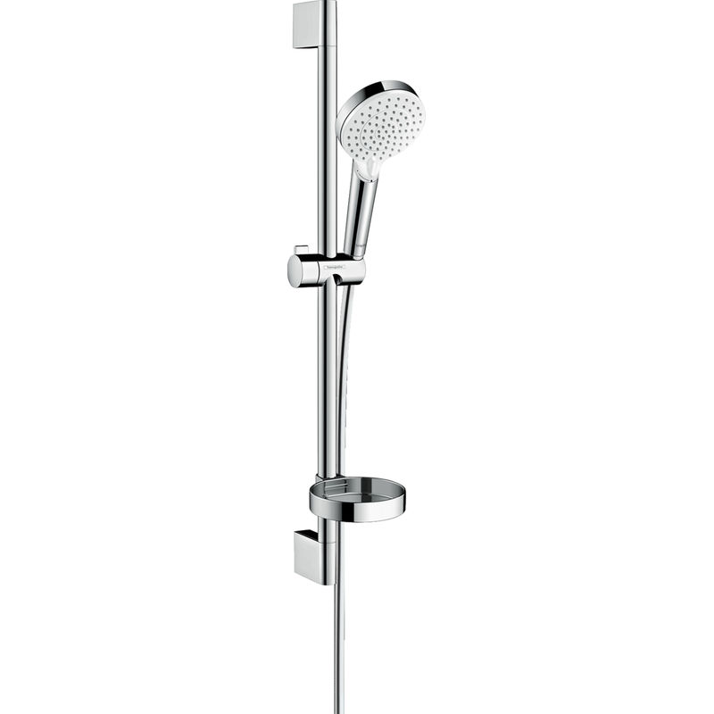 Душевой гарнитур Hansgrohe Crometta Vario Isiflex 160 см 26553400 хром-белый с мыльницей