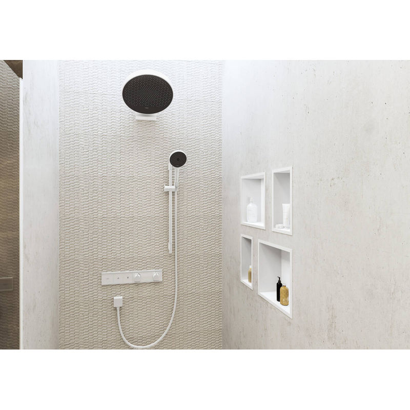 Душевая лейка Hansgrohe Rainfinity 130 3jet 26864700 матовый белый