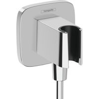 Шланговое подключение HansGrohe FexFit Q с обратным клапаном / 26887000 хром (аналог 26485000) — 1