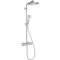 Душевая система Hansgrohe Crometta S Showerpipe 240 1jet 27267000 хром с термостатом — 1