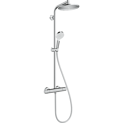 Душевая система Hansgrohe Crometta S Showerpipe 240 1jet 27267000 хром с термостатом