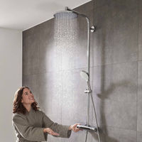 Душевая система Hansgrohe Crometta S Showerpipe 240 1jet 27267000 хром с термостатом — 3