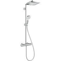 Душевая система Hansgrohe Crometta E Showerpipe 240 1jet 27271000 хром с термостатом — 1