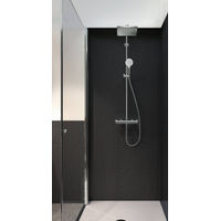 Душевая система Hansgrohe Crometta E Showerpipe 240 1jet 27271000 хром с термостатом — 3