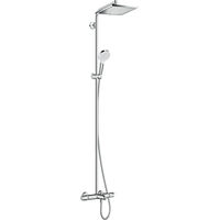 Душевая система Hansgrohe Crometta E Showerpipe 240 1jet 27298000 хром с термостатом — 1