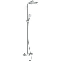 Душевая система Hansgrohe Crometta S Showerpipe 240 1jet 27320000 хром с термостатом — 1