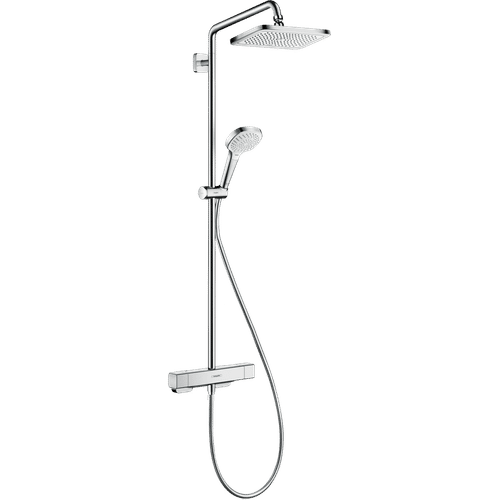 Душевая система Hansgrohe Croma E Showerpipe 280 1jet 27630000 хром с термостатом