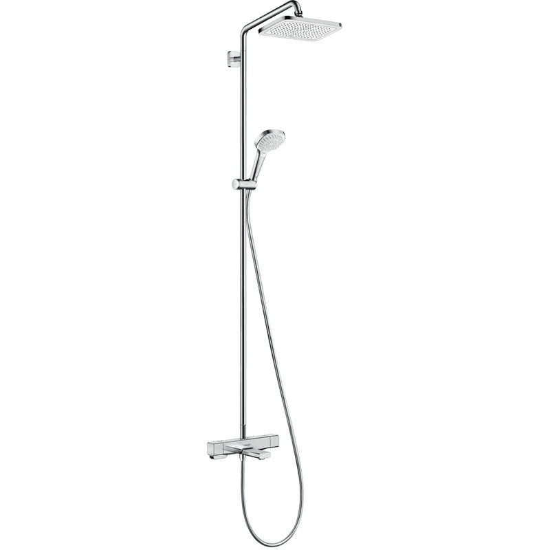 Душевая система Hansgrohe Croma E Showerpipe 280 1jet 27687000 хром с термостатом