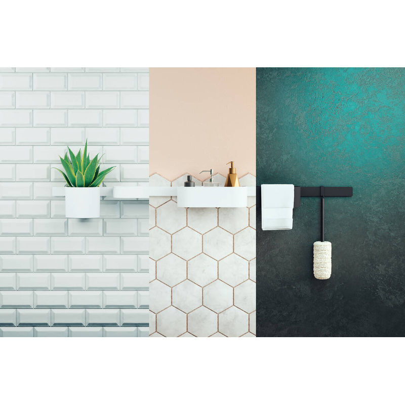 Набор крючков для ванной Hansgrohe WallStoris 27929670 матовый черный