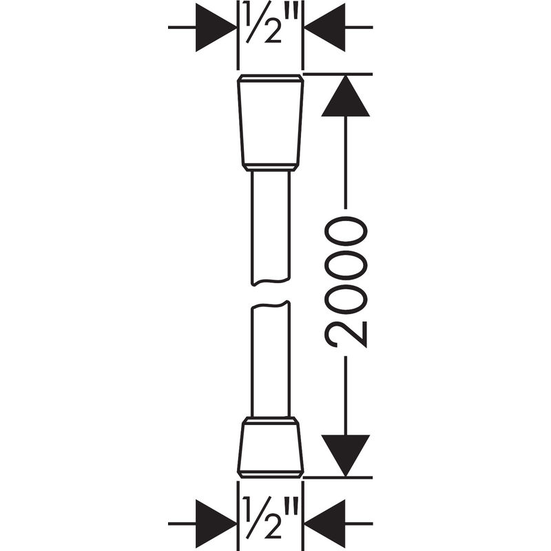 Шланг для душа Hansgrohe Isiflex 28274000 200 см хром