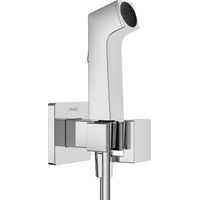 Встраиваемый гигиенический душ Hansgrohe Bidette 1jet E EcoSmart+ со шлангом 125 см и держателем / 29233000 хром — 1
