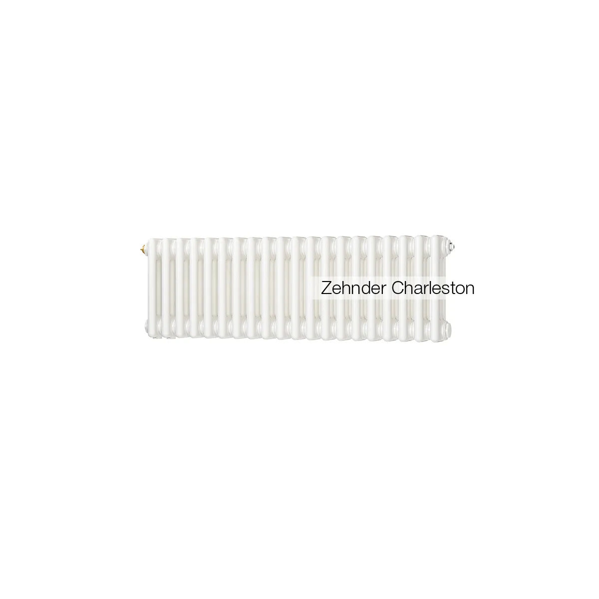 Радиатор труб. Zehnder Charleston 3030, 22 сек.1/2 ниж.подк. RAL9016 (кроншт.в компл)