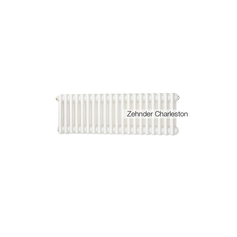 Радиатор труб. Zehnder Charleston 3030, 26 сек.1/2 ниж.подк. RAL9016 (кроншт.в компл)