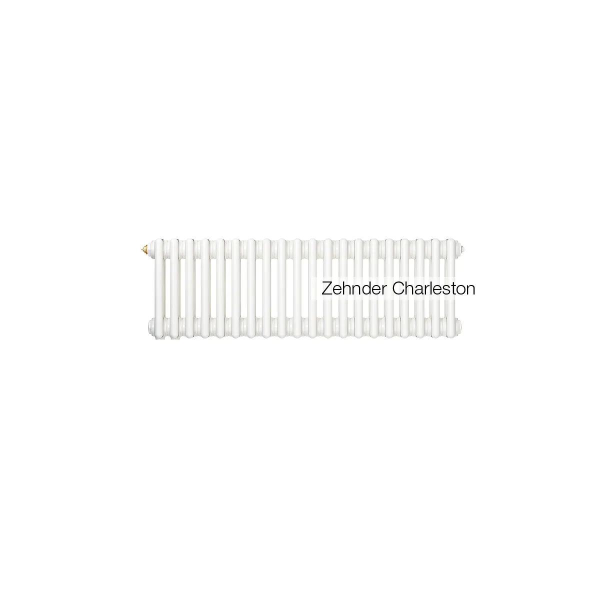 Радиатор труб. Zehnder Charleston 3030, 38 сек.1/2 ниж.подк. RAL9016 (кроншт.в компл)