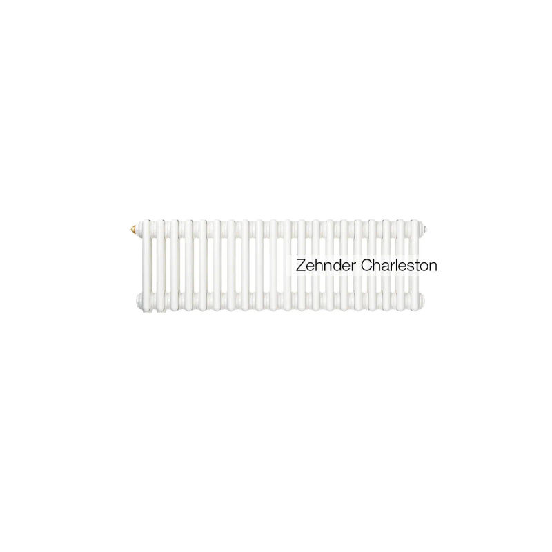 Радиатор труб. Zehnder Charleston 3030, 38 сек.1/2 ниж.подк. RAL9016 (кроншт.в компл)
