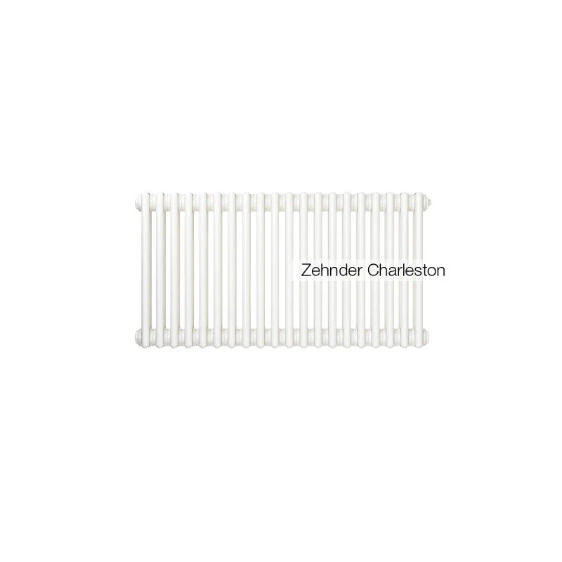 Радиатор стальной Zehnder Charleston 3050 - 14 секц. 1/2 бок.подк. RAL9016 (кроншт.в компл)