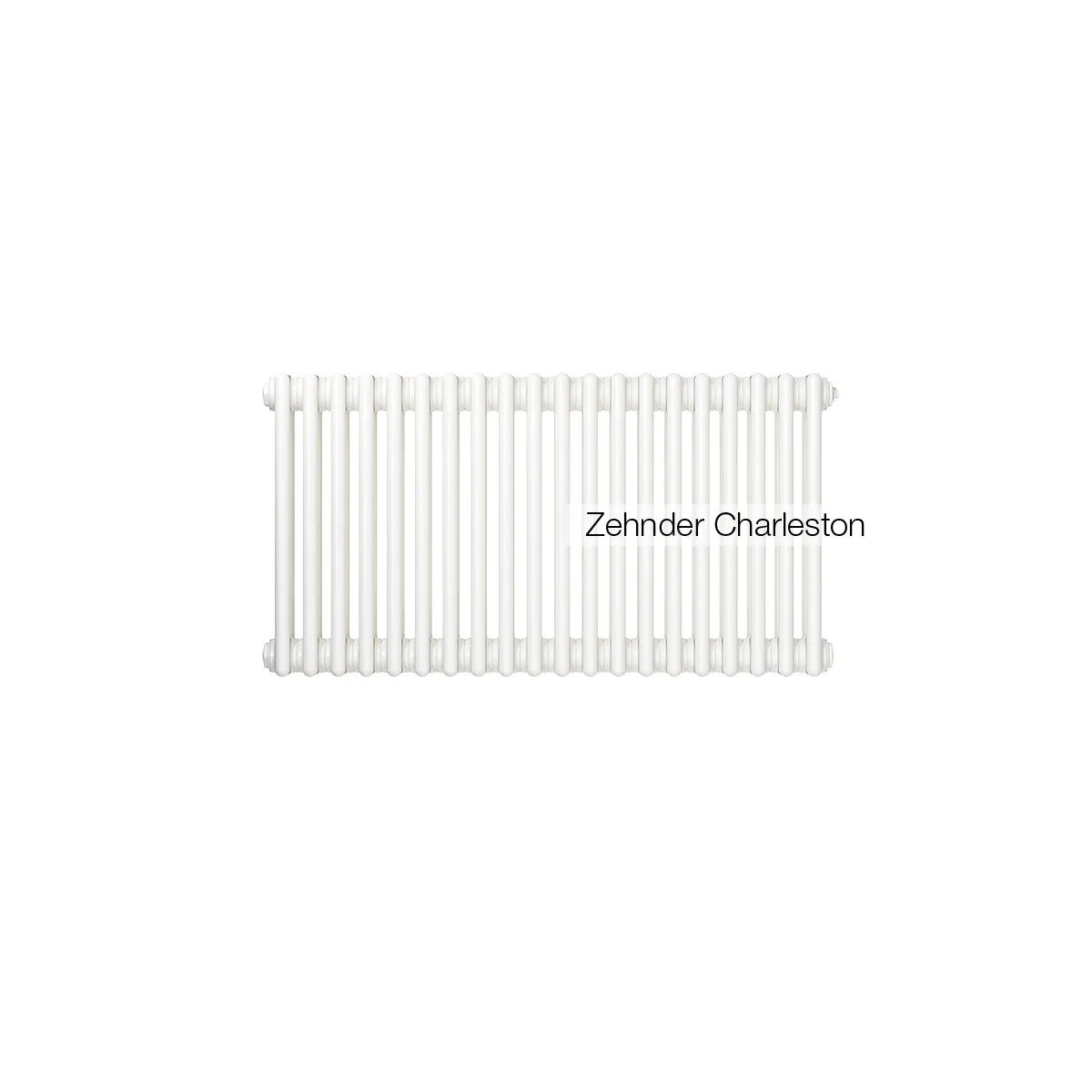 Радиатор труб. Zehnder Charleston 3050, 18 сек.1/2 бок.подк. RAL9016 (кроншт.в компл)
