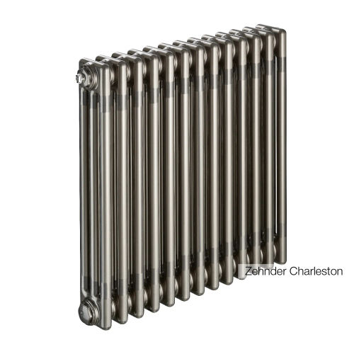 Радиатор стальной Zehnder Charleston 3057 - 12 секц. 1/2 бок.подк. 0325 TL (кроншт.в компл)