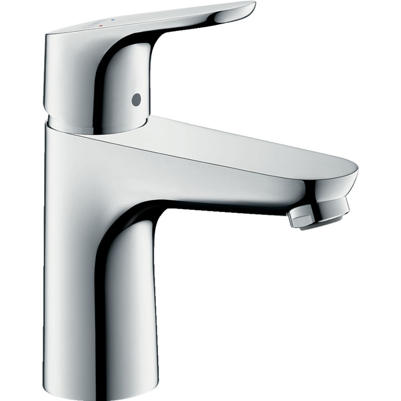 Смеситель для раковины Hansgrohe Focus 100 с донным клапаном / 31607000 хром