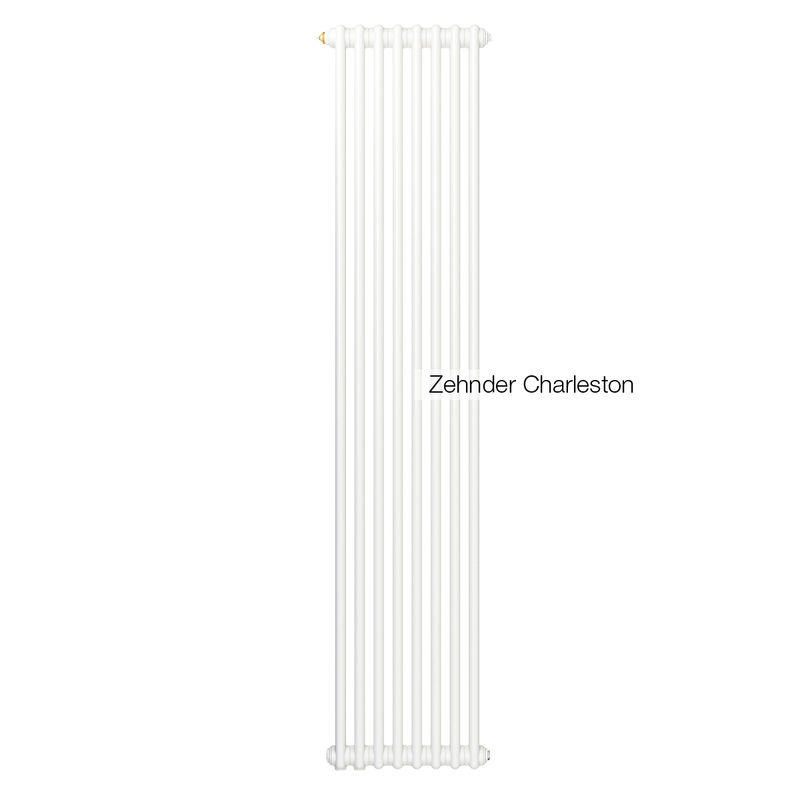 Радиатор стальной Zehnder Charleston 3180 - 08 секц. 1/2 ниж.подк. RAL9016 (кроншт.в компл)