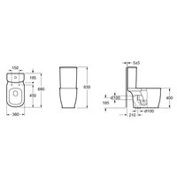 Напольный унитаз Lavinia Boho Bell Pro 3301001N со сливной арматурой Geberit (крышка Soft-close) — 9