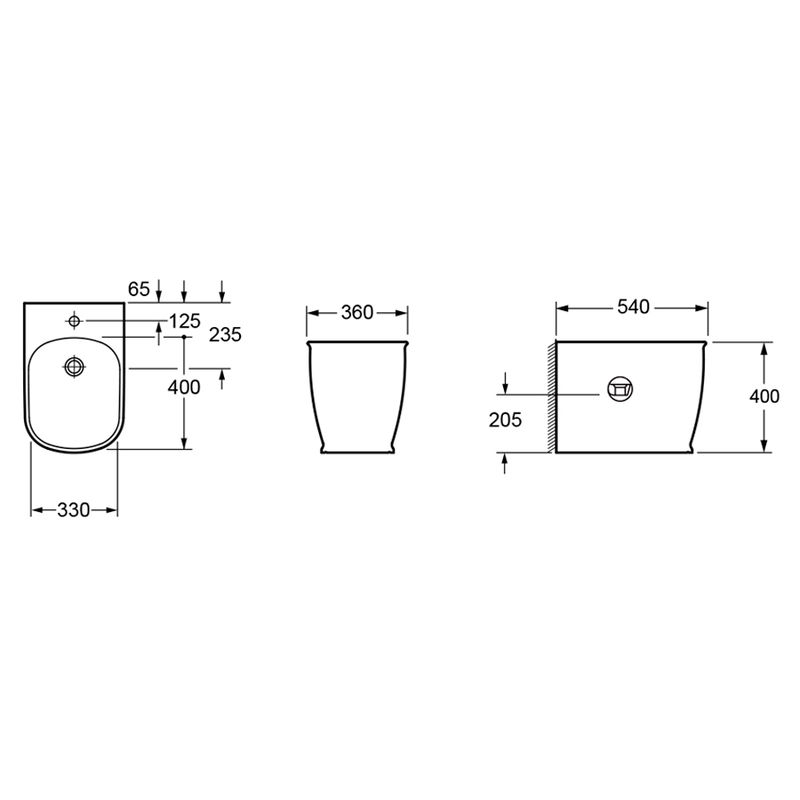 Биде Lavinia Boho Bell Pro 33010040