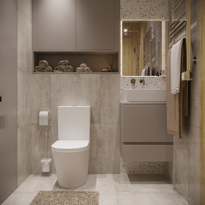 Напольный унитаз Lavinia Boho Biore 3304001R со сливной арматурой Geberit (крышка Soft-close)