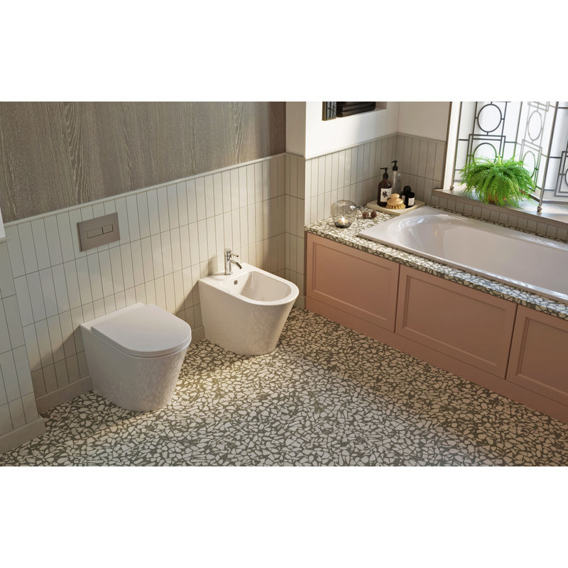 Приставной унитаз Lavinia Boho Biore 33040040 крышка Soft-close