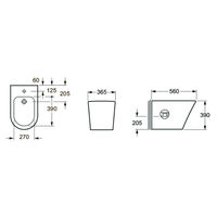 Биде Lavinia Boho Biore 33040050 — 2