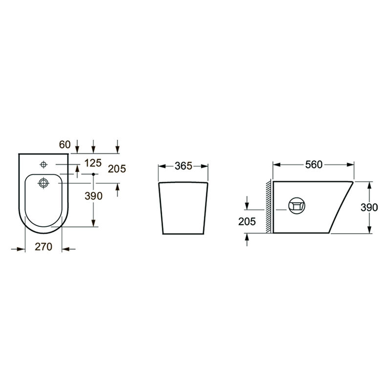 Биде Lavinia Boho Biore 33040050
