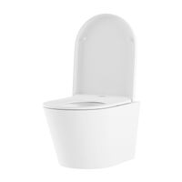 Подвесной унитаз Lavinia Boho Biore Compacto Rimless 330402CR крышка Soft-close — 2