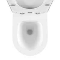 Подвесной унитаз Lavinia Boho Biore Compacto Rimless 330402CR крышка Soft-close — 6