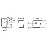 Биде Lavinia Boho Bristol 33050040 — 2