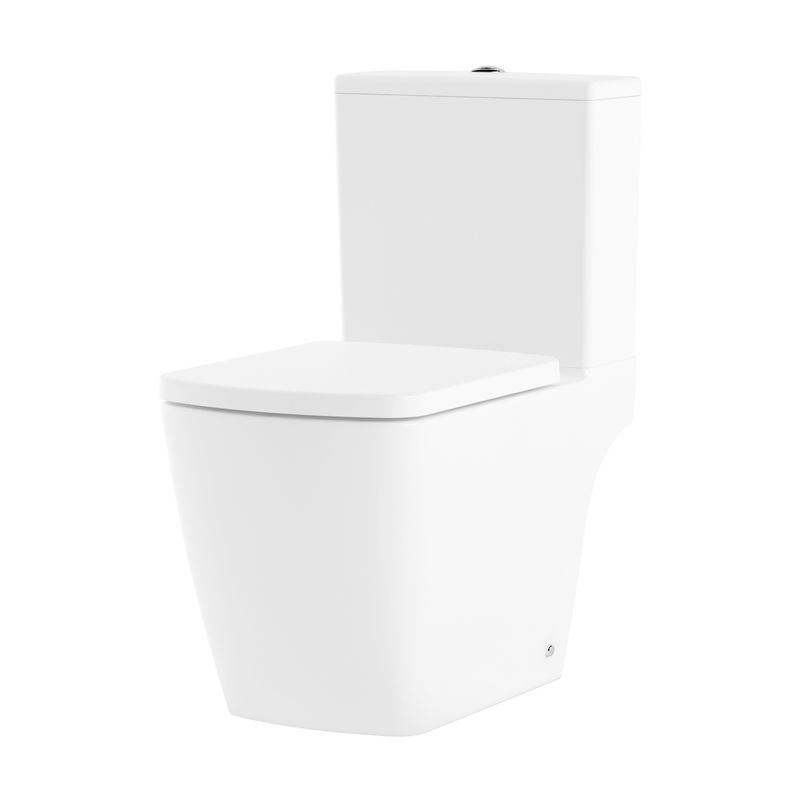 Напольный унитаз Lavinia Boho Aveo Rimless 330601CR со сливной арматурой Geberit (крышка Soft-close)