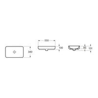 Раковина Lavinia Boho Bathroom Sink Slim 33311004 55×34 см — 5