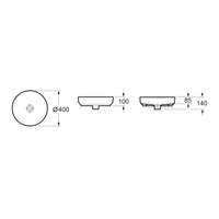 Раковина Lavinia Boho Bathroom Sink Slim 33311005 Ø 40 см — 5