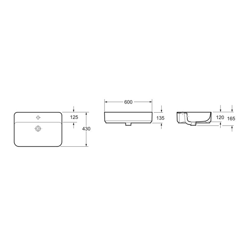 Раковина Lavinia Boho Bathroom Sink Slim 33311008 60×43 см